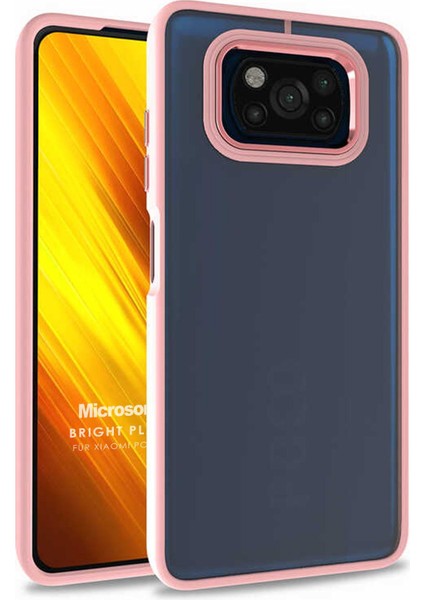 Xiaomi Poco X3 Pro Kılıf Bright Planet Rose Gold