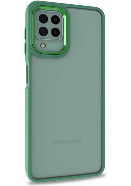 Samsung Galaxy M22 Kılıf Bright Planet Yeşil