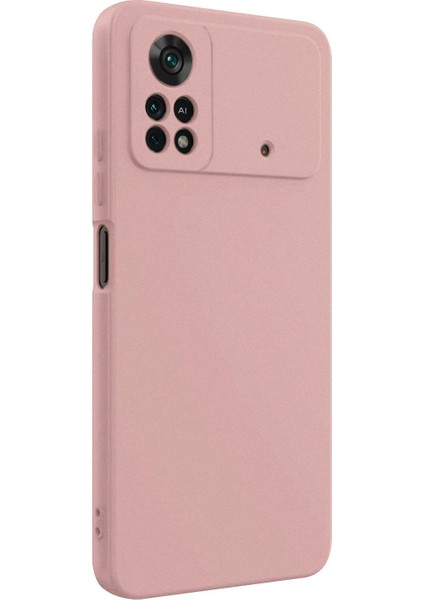 Matte Silicone Xiaomi Poco X4 Pro 5g Kılıf Rose Gold