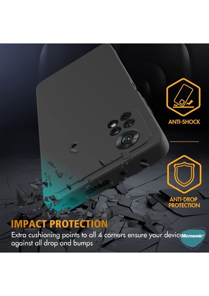 Matte Silicone Xiaomi Poco X4 Pro 5g Kılıf Rose Gold