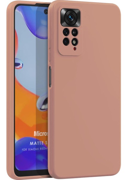 Matte Silicone Xiaomi Redmi Note 11 Pro 5g Kılıf Rose Gold