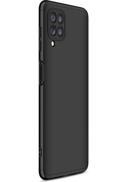 Samsung Galaxy M22 Kılıf Double Dip 360 Protective Siyah