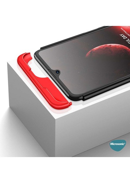 Samsung Galaxy M22 Kılıf Double Dip 360 Protective Siyah