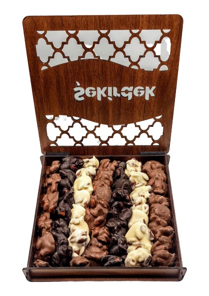 Yazıhan Roş Çikolata Ahşap Kutu 800 gr