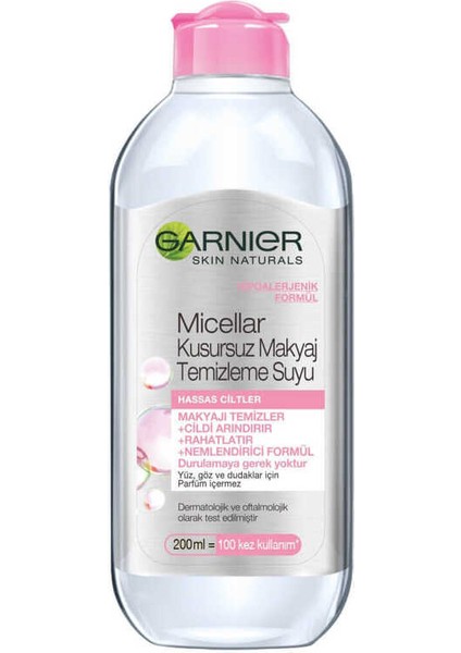 Volum' Express Rocket Ekstra Siyah Maskara + Garnier Pink Micellar 200 ml Set