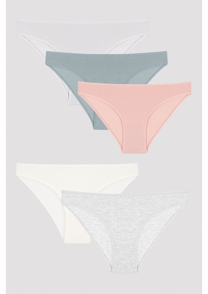 Açık Renkli Soft 3lü Slip
