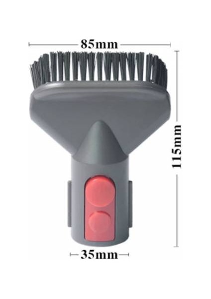 Orj in al Dyson V7 V8 ve V10 Iç in 5 Parça Fırça Aksesuar Seti Süpürge Temizlik Parçaları