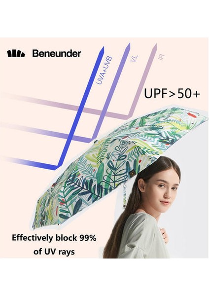 Moda Çanta ile Ultralight Seyahat Güneş Şemsiye Anti Uv Taşınabilir Katlanır Şemsiye Ultraviyole Koruma Şemsiye Yağmurlu Günü (Pembe) (Yurt Dışından)