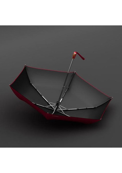 Yeni Lüks Ultralight Şemsiye Yaratıcı Otomatik Güneş Şemsiye Yağmur Kadın Anti Uv Şemsiye Katlanır Temizle Şemsiye Basit Tasarım (Kayısı) (Yurt Dışından)