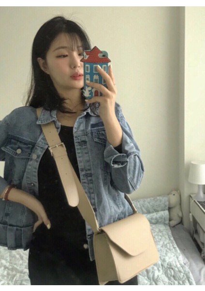 Kadınlar Deri Omuz Çantaları Kızlar Kısa Flap Kadın Rahat Messenger Çanta Crossbody Çanta | Omuz Çantaları (Yurt Dışından) fırsatları