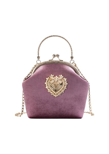 Tasarım Çanta Kadın Omuz Çantaları Moda Tote Çanta Yüksek Kalite Zincir Crossbody Çanta Bayanlar Akşam Paketi | Omuz Çantaları (Pembe) (Yurt Dışından)