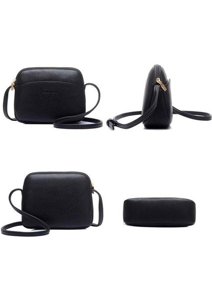 Sıcak Crossbody Çanta Casual Mini Şeker Renk Messenger Çanta Flap Pu Deri Omuz Çantaları | Kadınlar Için Crossbody Çanta | Kadınlar Için Çantalar Messenger Çanta (Siyah) (Yurt Dışından) fiyatları