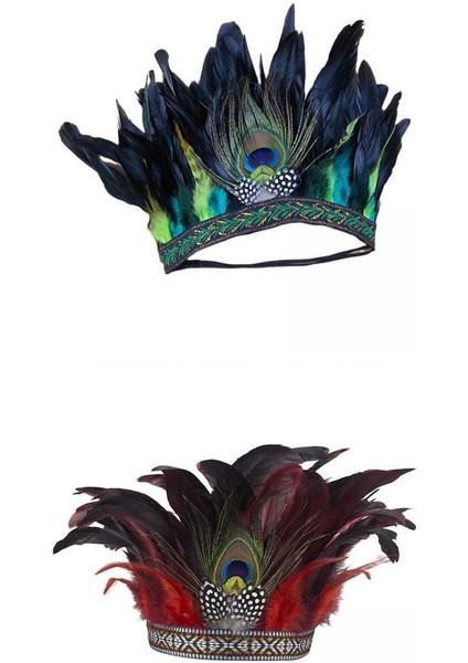 2 Adet Tüy Başlıkları Ulusal Başlık Baş Bant Çocuklar (Yurt Dışından)