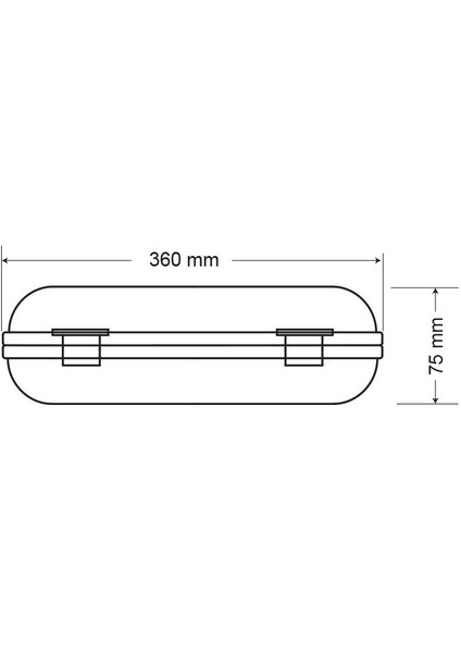 Rubelite AE-0213 Acil Aydınlatma Armatürü Sürekli ve Kesintisinde 180 Dak. Yanan 11 Watt