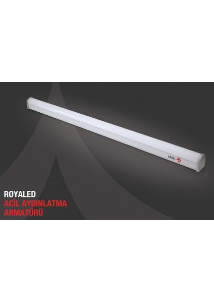 Royaled RL-8113 Acil Aydınlatma Armatürü Sürekli ve Kesintide 180 Dak. Yanan LED Lamba