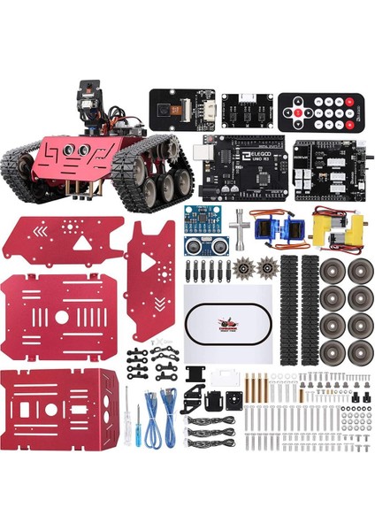 Conqueror Robot Tankı. Arduino Learner ile Uyumlu