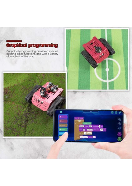 Conqueror Robot Tankı. Arduino Learner ile Uyumlu