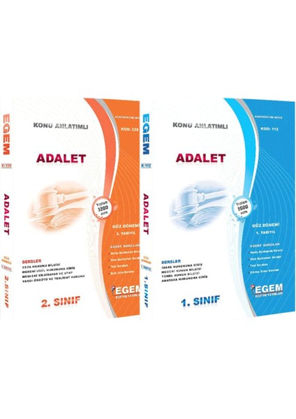 AÖF Adalet Bölümü 1. Sınıf 1. Yarıyıl ve 2. Sınıf 3. Yarıyıl Güz Dönemi Konu ve Soru