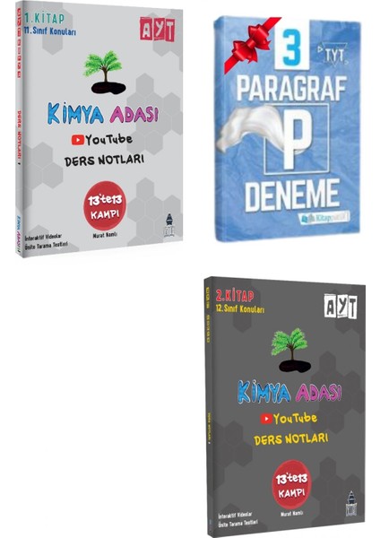 AYT Kimya Adası Youtube Ders Notları 1. ve 2. Kitap