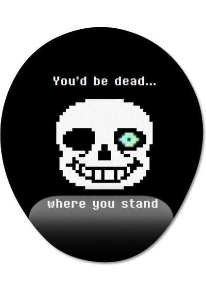 Undertale Bilek Destekli Mousepad Model - 2 Oval