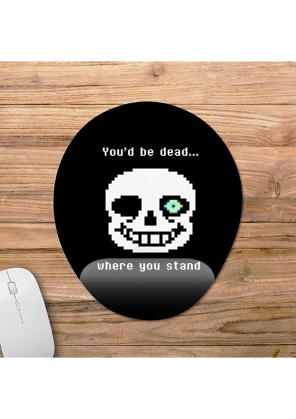 Undertale Bilek Destekli Mousepad Model - 2 Oval