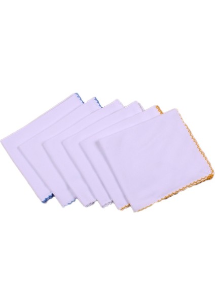 Penye Bebek Mendil Çiftkat 6'lı Paket - Renkli