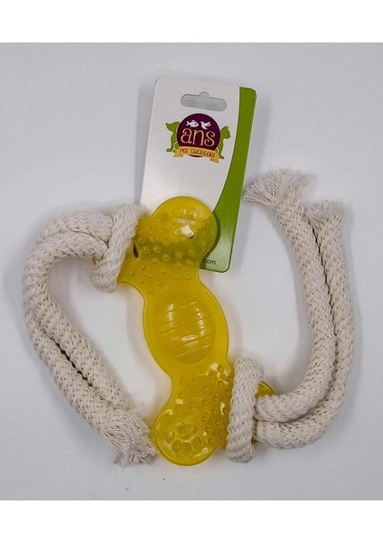 Köpekler Için Ipli Jel Kemik Diş Kaşıma Isırma Oyuncak 48 cm