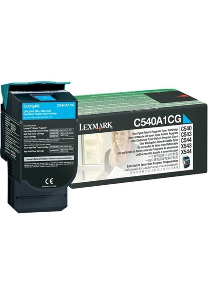 X544 -C540A1CG Mavi Orjinal Toner