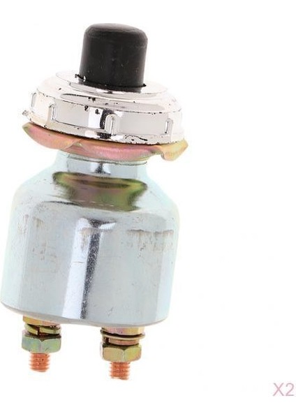 2 Adet 12 V Araba Kamyon Motoru Başlat Push Button Anahtarı Kontak Marş Kiti K260 (Yurt Dışından)