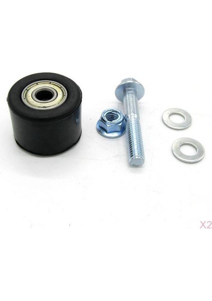 Yamaha Yfz Banshee Için 2 Zincir Roller Kaydırıcı Kasnak Tekerlek Kılavuzu Seti (Yurt Dışından)