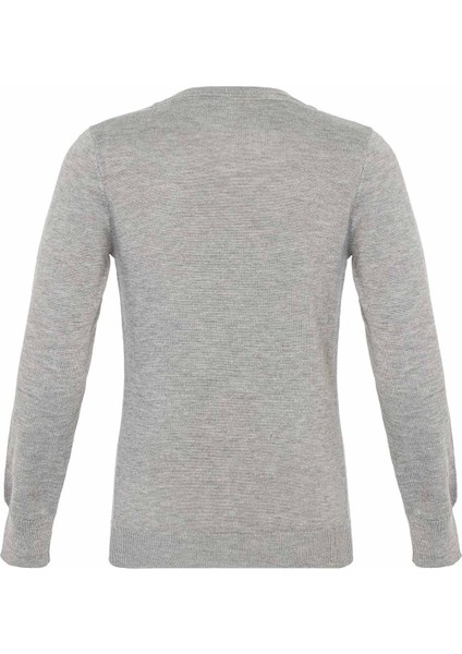 BP102 V Yaka Gri Çocuk Kazak fiyatları