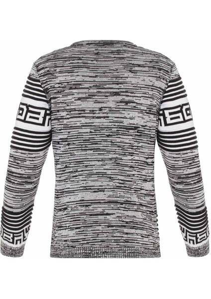 BP104 Desenli Gri Çocuk Kazak fiyatları