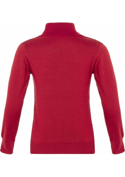 BP101 Balıkçı Yaka Kırmızı Çocuk Kazak fiyatları