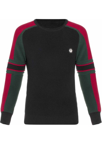 BP109 Siyah Basic Çocuk Kazak