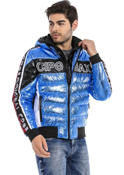 CJ270 Parlak Mavi Şişme Mont