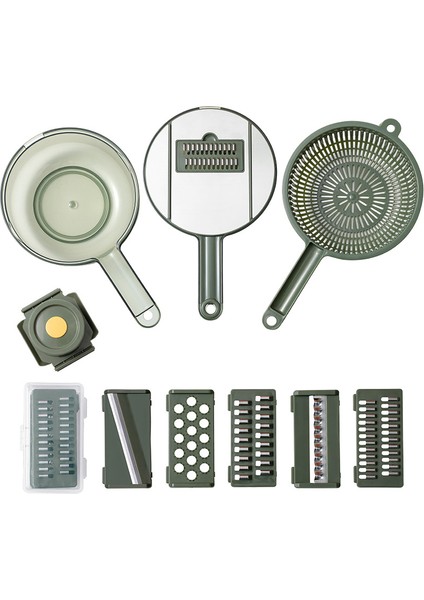 Paslanmaz Çelik Çok Fonksiyonlu Sebze Kesici Mutfak Patates Turp Sebze Dilimleyici (Yurt Dışından)