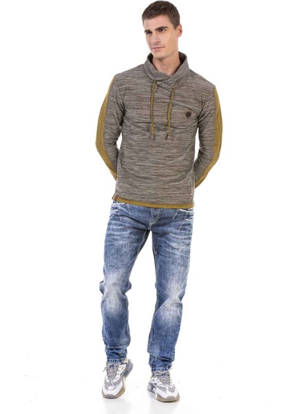 CL460 CL460 Şal Yaka Erkek Sweatshirt