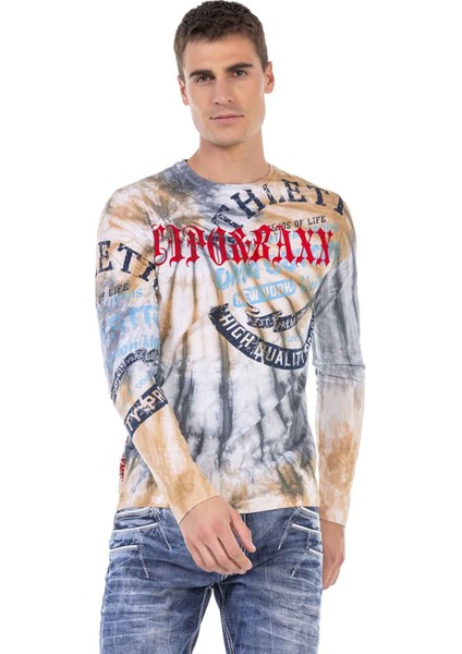 CL453 3 Boyutlu Kahverengi Erkek Sweatshirt fiyatları