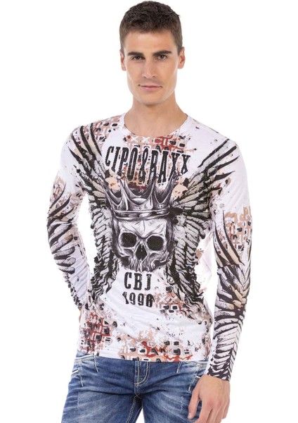 CL494 Desenli Sweatshirt