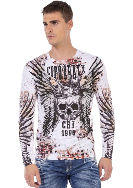 CL494 Desenli Sweatshirt