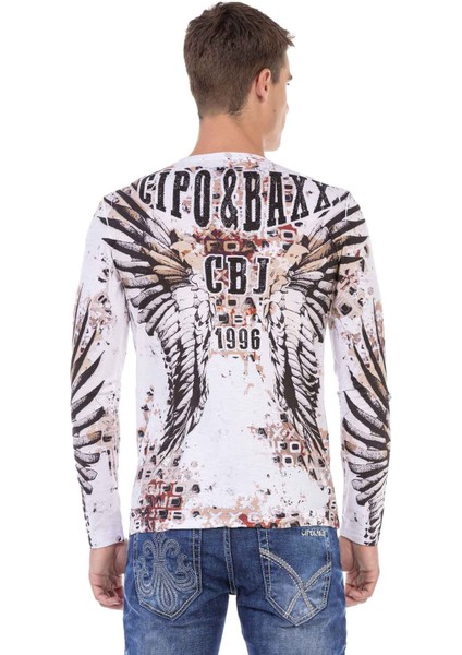 CL494 Desenli Sweatshirt