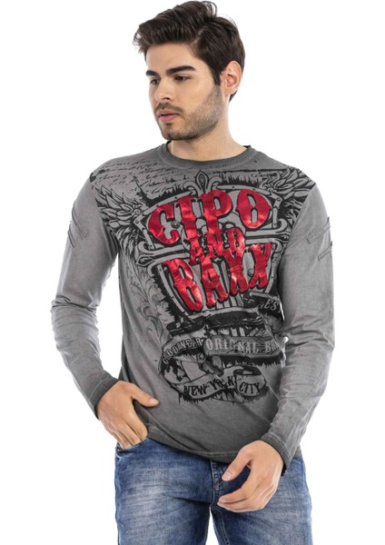 CL491 Baskılı Sweatshirt