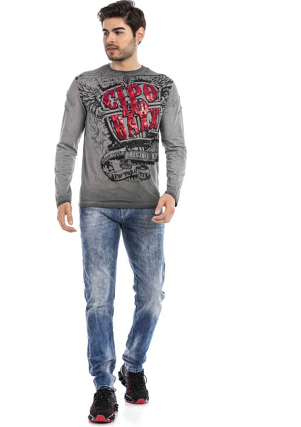 CL491 Baskılı Sweatshirt fırsatları