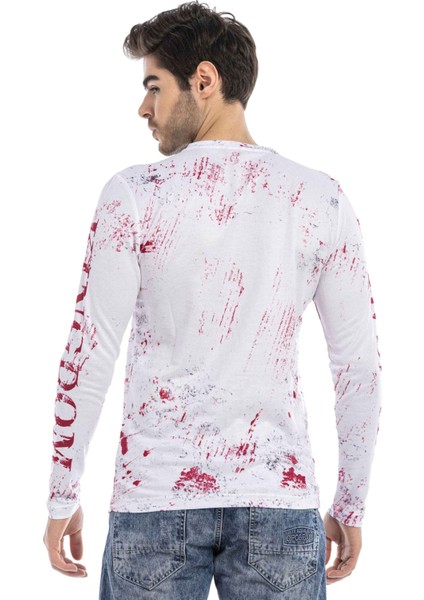 CL498 GB Skull Beyaz Sweatshirt fırsatları