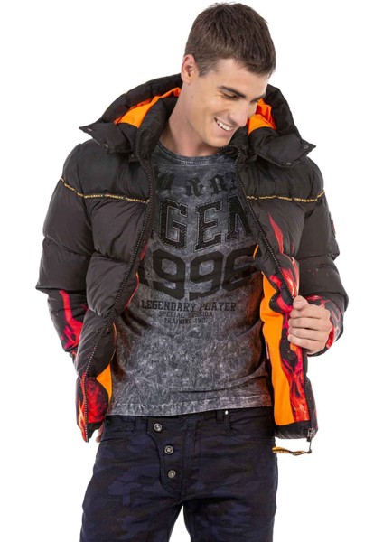 CM181 Alev Desenli Kışlık Mont fiyatları