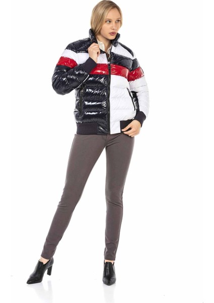 WM120 T-Style Parlak Şişme Mont fırsatları