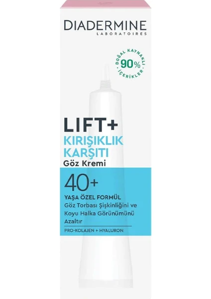 Lift+ Kırışıklık Karşıtı 40+ Göz Kremi 15 ml