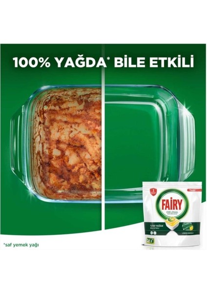 Hepsi Bir Arada Limon 36 Yıkama Makine Kapsülü x5