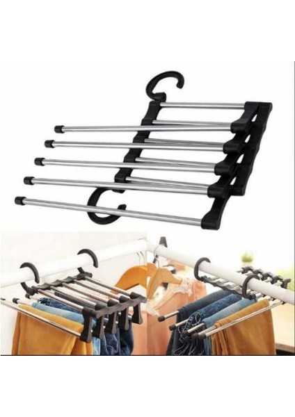 Hareketli Pantolon Askılığı 5 in 1 fırsatları