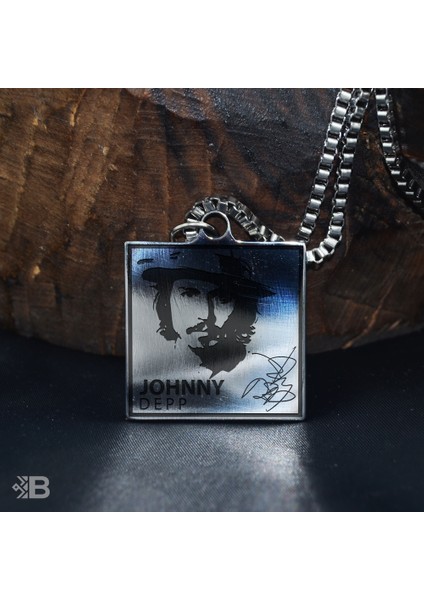 Johnny Depp Çelik Kolye - 3181